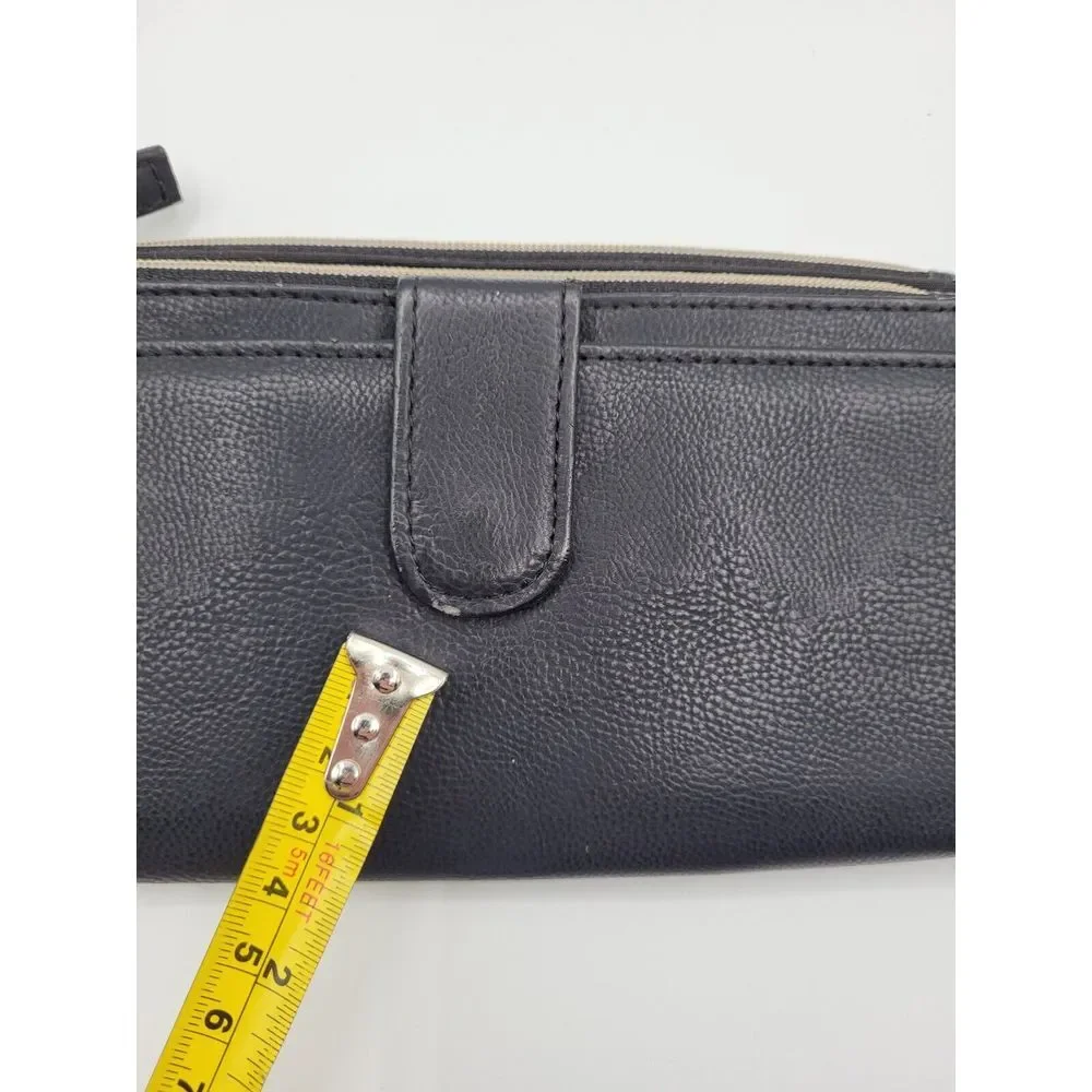 Mundi Cherry Clutch Folding Wallet Black NEW‎